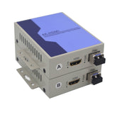 4K HDMI Fiber extenders with 10Gbps SFP Transceivers,Uncompressed HDMI over Fiber Converter LC Singlemode up 10Km,No loss, Support 4Kx2K 30Hz, A pair